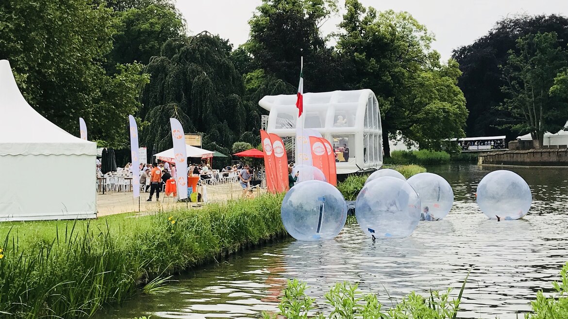 Springen voor de kids